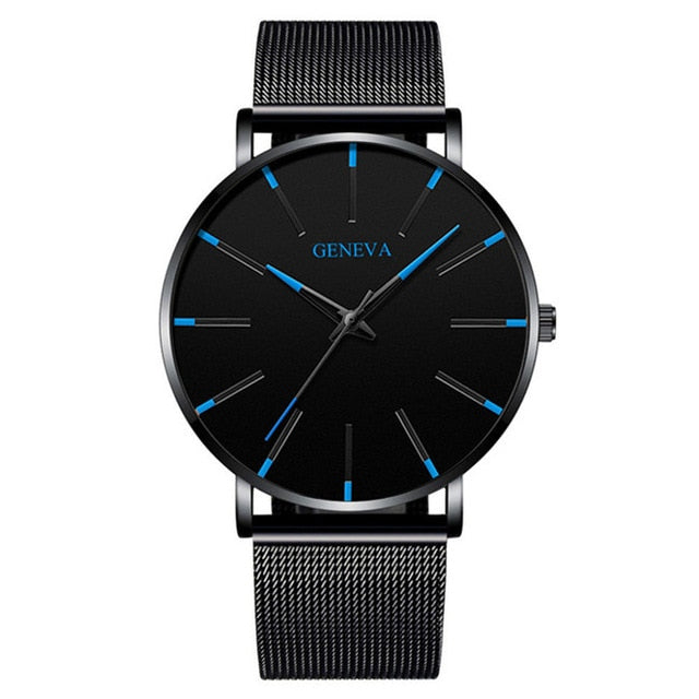 Minimalist Men's Fashion Ultra Thin Watches