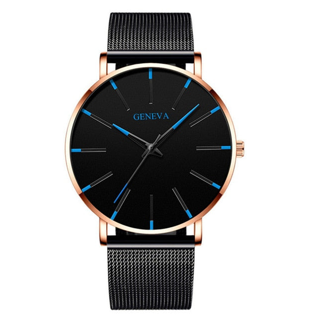 Minimalist Men's Fashion Ultra Thin Watches