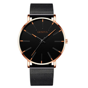 Minimalist Men's Fashion Ultra Thin Watches