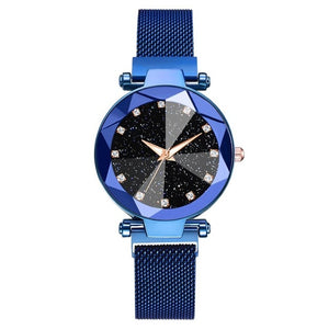 Ladies Magnetic Starry Sky Clock Luxury Women Watches Fashion