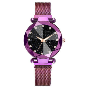 Ladies Magnetic Starry Sky Clock Luxury Women Watches Fashion