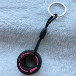 New Fashion Simulation Cartoon Small Tire Keychain