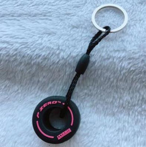 New Fashion Simulation Cartoon Small Tire Keychain