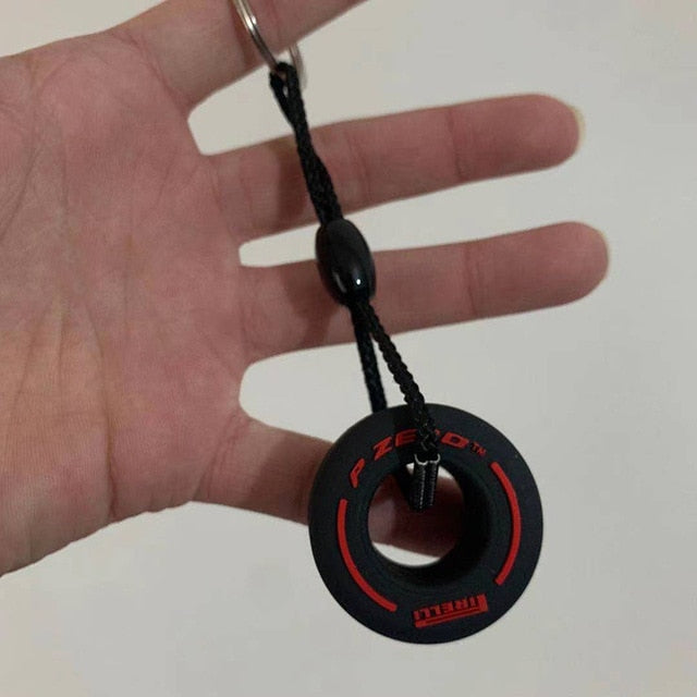 New Fashion Simulation Cartoon Small Tire Keychain