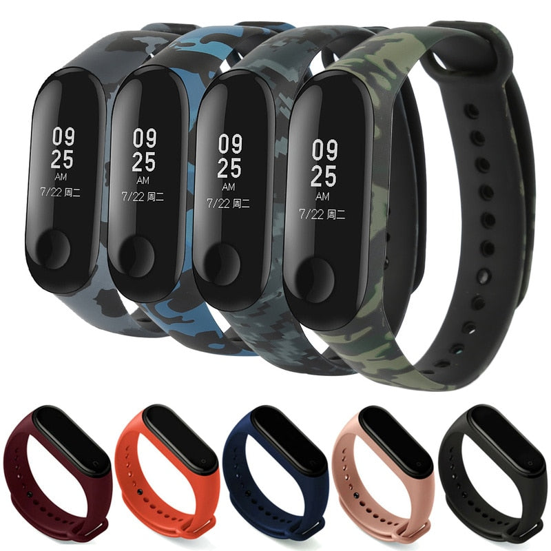 Mi Band 4 3 Strap Replacement Wrist Straps Bracelets Silicone